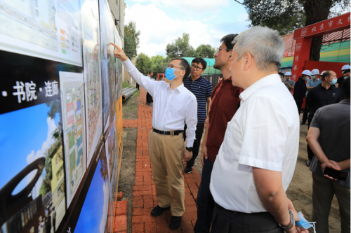 Ректор ХПУ Хань Цзецай инспектирует строительство кампуса